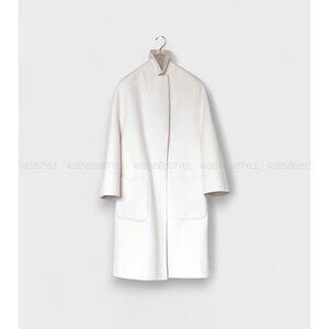 Brunello Cucinelli Cashmere Double Face Reversible Coat Monili Italy Size 38 XS